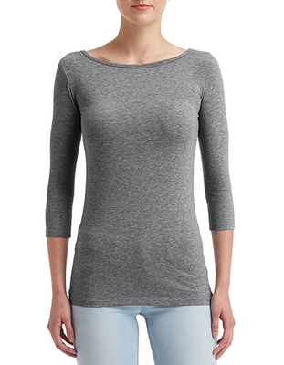 WOMEN'S STRETCH 3/4 SLEEVE TEE