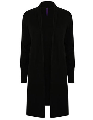 Ladies Longline Open Cardigan