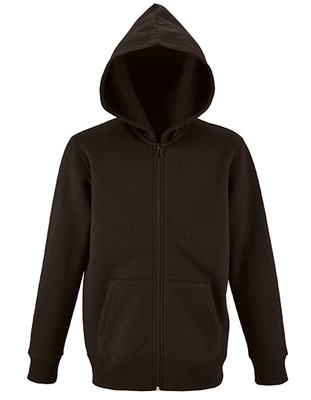 Kids Zip Hoodie Stone