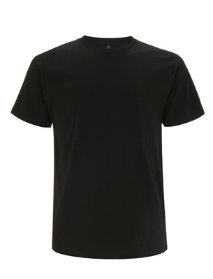 EARTHPOSITIVE® MENS T-SHIRT - BLACK - XS