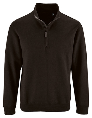 Mens Zip High Collar Sweatshirt Stan