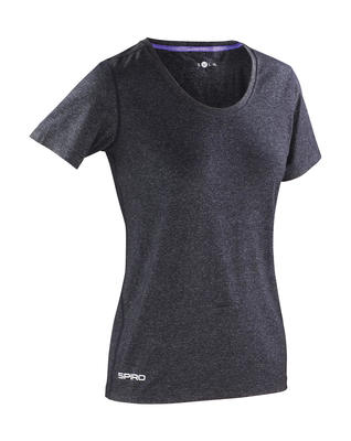 Fitness Womens Shiny Marl T-Shirt
