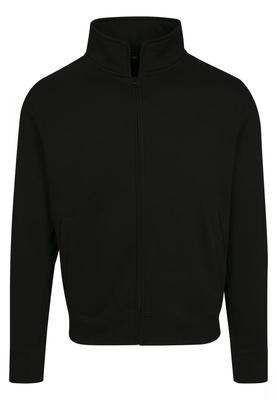 High Neck Sweat Zip Cardigan black 3XL