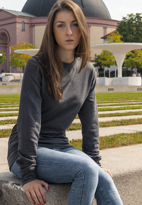 Ladies Light Crewneck