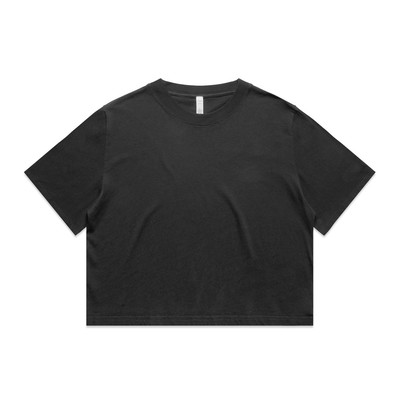 Wo's Heavy Faded Crop Tee | 4089