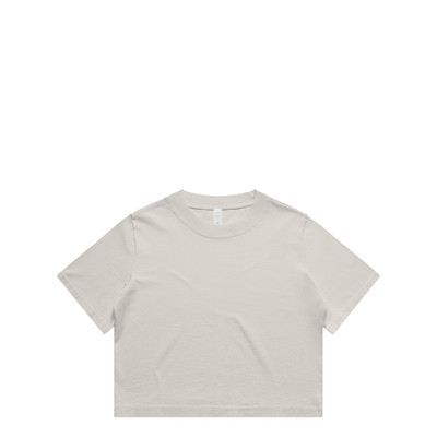 Wo's Heavy Faded Crop Tee | 4089