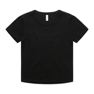 Wo's Organic Rib Baby Tee | 4074