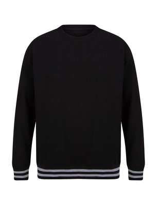 SWEAT WITH STRIPE CUFFS