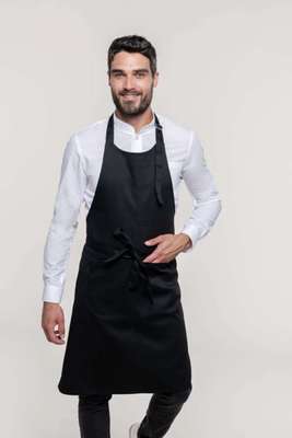 POLYCOTTON APRON. HIGH TEMPERATURE WASH.