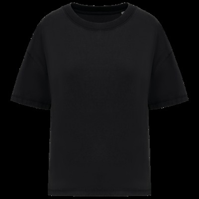 LADIES’ WASHED EFFECT OVERSIZED T-SHIRT