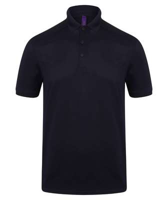 MEN'S' SLIM FIT STRETCH POLO SHIRT + WICKING FINISH