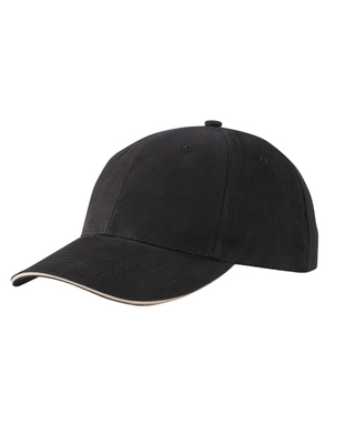 6 Panel Light brushed Sandwich Cap