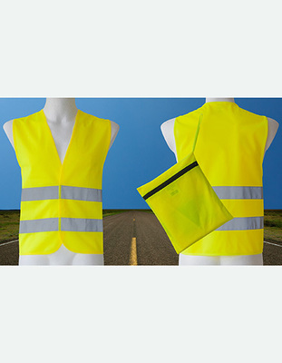 Car Safety Vest Double Pack EN ISO 20471