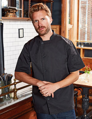 Essential Short Sleeve Chefs Jacket