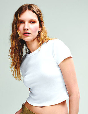 Women`s Micro Rib Baby Tee
