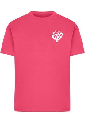 Spicy Heart Tee hibiskuspink 3XL