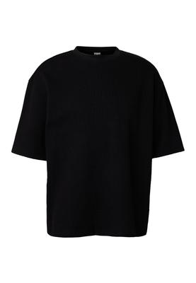 Thermal Waffle Tee black L