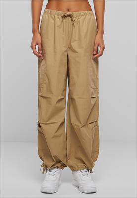 Ladies Cotton Cargo Parashute Pants black 3XL