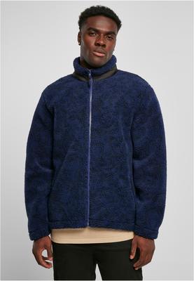 AOP Sherpa Jacket darkbluedamast 3XL