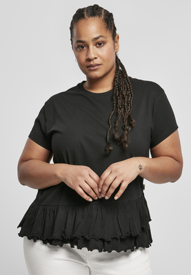 Ladies Organic Volant Tee black 3XL