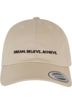 Dream Believe Achieve Cotton Twill Cap stone one size