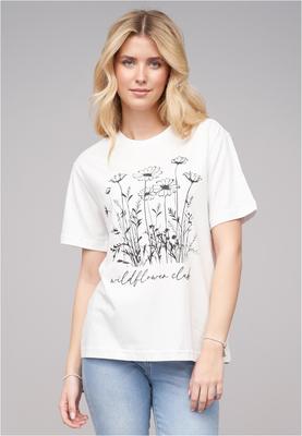 Ladies 77 Wildflower Tee white L