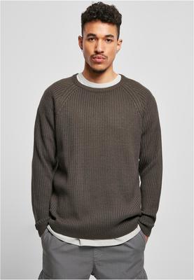 Ribbed Raglan Sweater lightasphalt 3XL