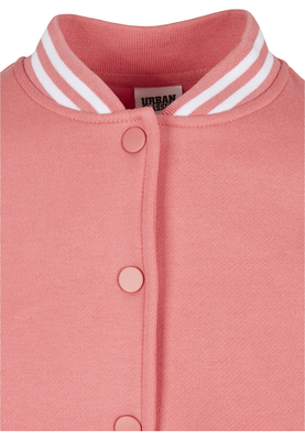 Ladies Inset College Sweat Jacket blk/wht 3XL