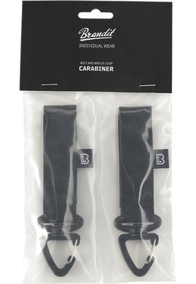 Belt and Molle Loop Carabiner 2 Pack black one size