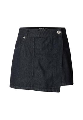 Ladies Light Denim Skort blue rinsed washed 26