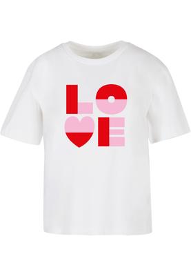 Love Heart Letters Tee white 3XL