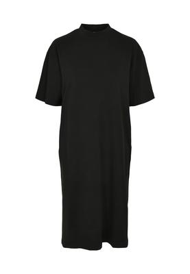 Ladies Organic Long Oversized Tee Dress 2-Pack black+black L
