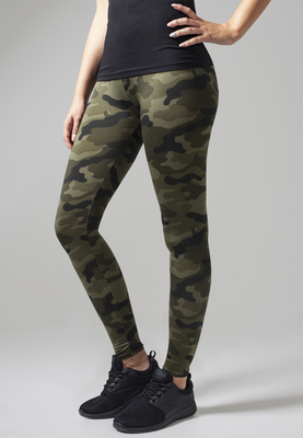 Ladies Camo Leggings wood camo L