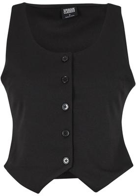 Ladies Jersey Vest black L