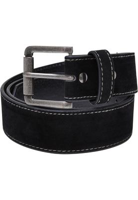 Synthetic Leather Layering Belt black L/XL