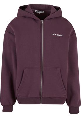 Sense Essential Fluffy Zip Hoody powderblue L