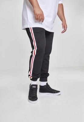 3-Tone Side Stripe Terry Pants navy/white/fire red L