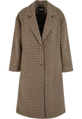 Ladies Oversized Plaid Coat unionbeige/black 3XL
