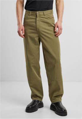 90es Pants With Dividing Seams olive 28
