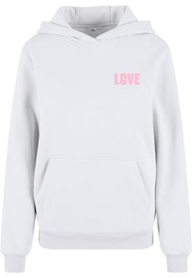 All We Need Is Love Ladies Fluffy Hoody white 3XL
