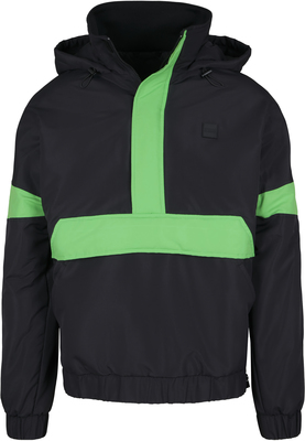 3-Tone Neon Mix Pull Over Jacket black/neon green L