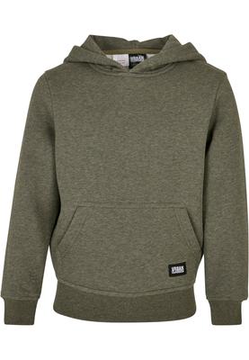 Boys Basic Melange Hoody darkgreenmelange 110/116