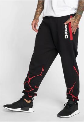 Dangerous DNGRS Comb Sweatpants blk/red L