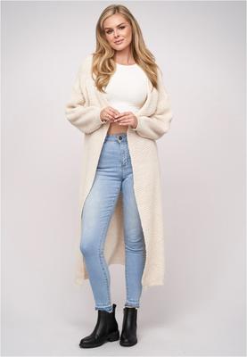 Longform Cardigan beige L
