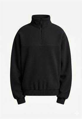 Basic Polar Fleece Troyer black 3XL