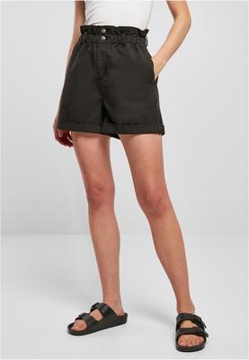 Ladies Paperbag Shorts black 28