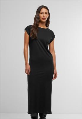 Ladies Viscose Extended Shoulder Dress black M