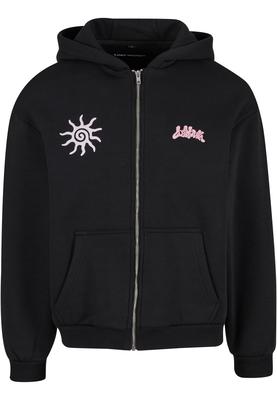 Lost Youth Oversized Zip Hoodie - With Love black 3XL