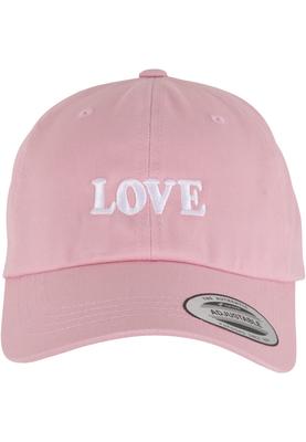 Love Big Letters Dad Cap pink one size