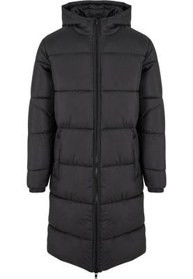 Mens Long Puffer Coat black 3XL